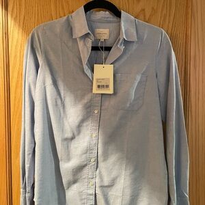 Sezane TOM BOY Light Blue Shirt